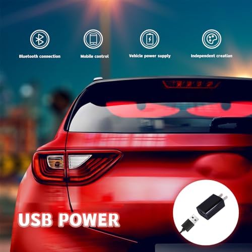 1PCS 23'' x 5'' Programmable Led Sign for Car - Flexible Led Matrix Panel