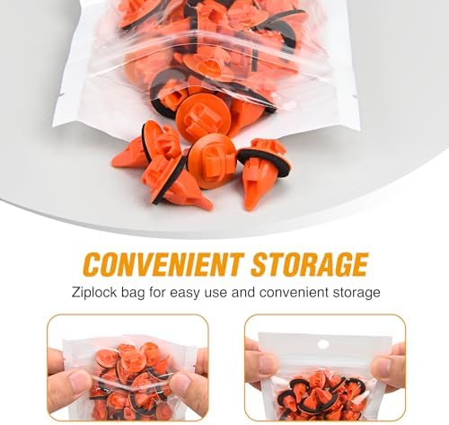 GOOACC 180PCS Car Bumper Retainer Clips Bumper Fender Liner Kit for Lexus Toyota 4Runner Tacoma RAV4 Scion 75495-35010 75397-35010 90189-06065 90189-06013 90189-06028 90467-07201 90467-10188 - Image 6