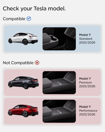 Spigen Lower Center Storage Organizer for Tesla Model Y Standard 2026