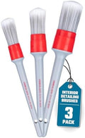 Chemical Guys, All in the Details Interior Detailing Brush Set, 3-Piece