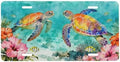 Tropical Sea Turtles Front License Plate 6" * 12" for Women