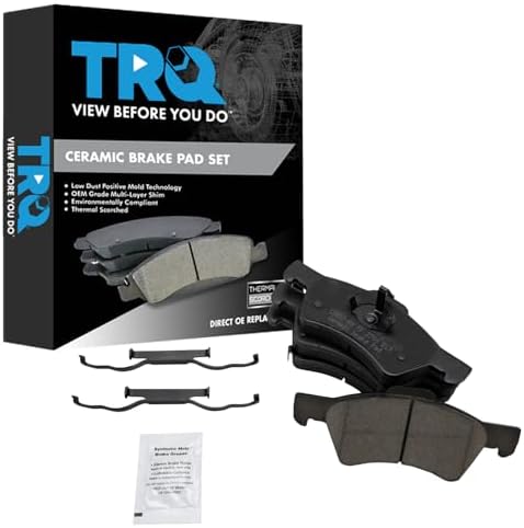TRQ Front Brake Pads Ceramic Hardware