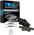 TRQ Front Brake Pads Ceramic Hardware