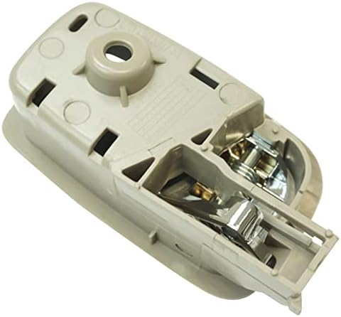 TRQ Door Handle Rear Inner Inside Gray & Chrome Pair Set