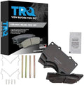 TRQ Front Brake Pads Ceramic Hardware