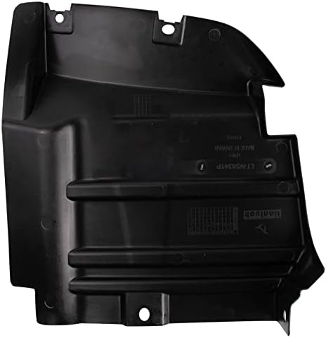 TRQ Front Left Forward Inner Fender Liner Black Drivers Side