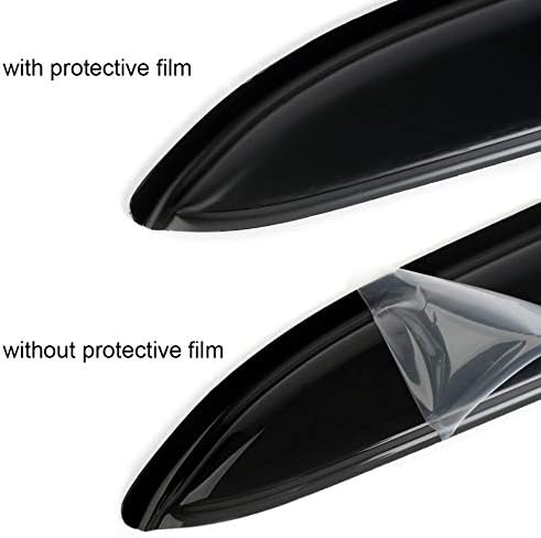 94113 Side Window Wind Vent Deflector, Dark Smoke Window Visors fit - Image 5