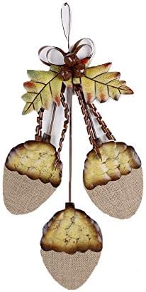 Metal Acorn Cluster Fall Decor Fall Door Ornaments Decoration Front Door Wreath for Fall Harvest Thanksgiving Christmas Decoration by Unknown