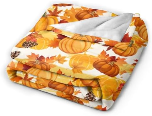 Socira Thanksgiving Turkey Blanket Throw Blanket Gifts for Women Men Soft Sofa Throws Travel Camping Bed Home Car 80"X60" Large - Image 5