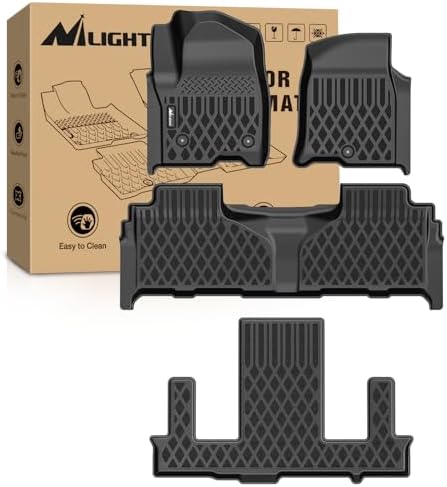 Nilight TPE Floor Mats for Chevy Tahoe GMC Yukon Denali Cadillac Escalade