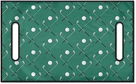 Yewattles Golf Cart Seat Cover Portable Club Car Seat Towel Universal Fit 2-Seat Golf Cart - Image 3
