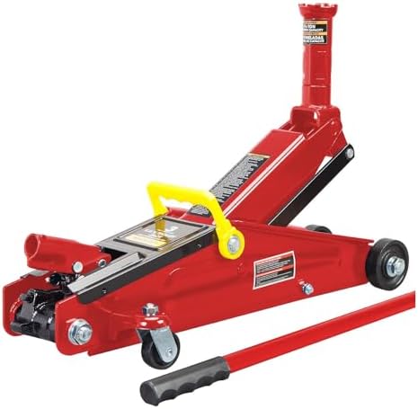 Big RED 3 Ton Hydraulic Trolley Service/Floor Jack with Extra Saddle by BIGRED