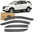 Nilight Outside-Mount Rain Guards for Chevy Equinox 2018-2024, 4PCS