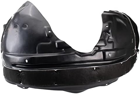 TRQ Front Left Inner Fender Liner Black Drivers Side