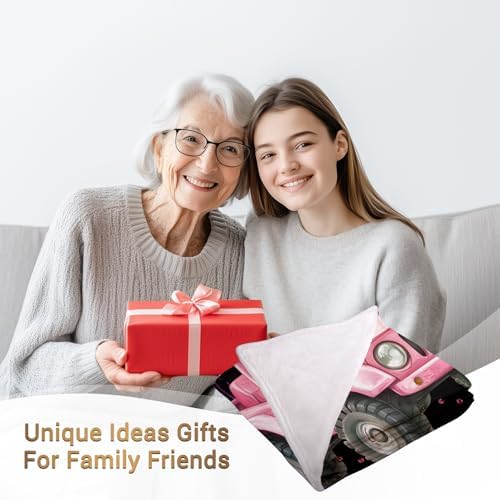 Jekeno Cheetah Print Blanket Gifts, Just a Girls Theme 50"x60" - Image 3