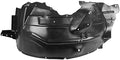TRQ Front Right Inner Fender Liner Black Passenger Side