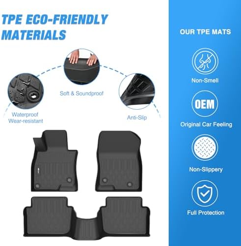 Nilight TPE Floor Mats for Mazda 3 2014 2015 2016 2017 2018