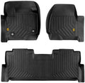 CAT® JustFit™ 3D Custom Fit Floor Mats for Ford F-250 F-350 Super Duty Crew Cab 2017-2026, Full Set Front & Rear, Heavy Duty Rubber Floor Liners Laser Measured, Ford Super Duty Accessories
