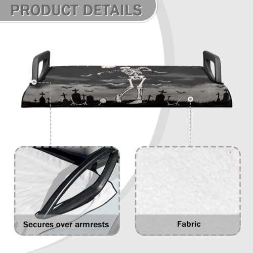 Yewattles Golf Cart Seat Cover Portable Club Car Seat Towel Universal Fit 2-Seat Golf Cart - Image 4