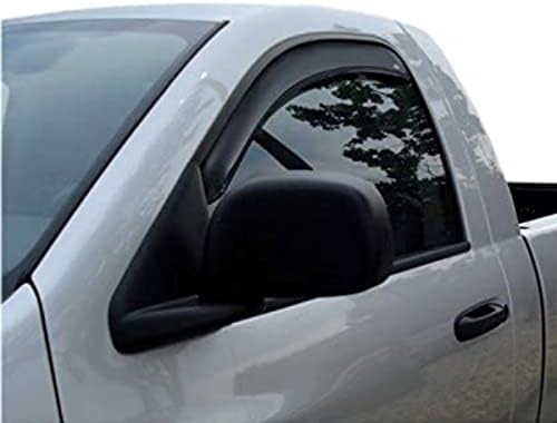 Auto Ventshade [AVS] In-Channel Rain Guards For 1996 - 2026 Chevy Express/GMC Savana 1500; 1996-2026 Express & Savana 2500,3500; 09-20/4500+ | Window Vent Visors, 2 pcs. - Smoke | 192455