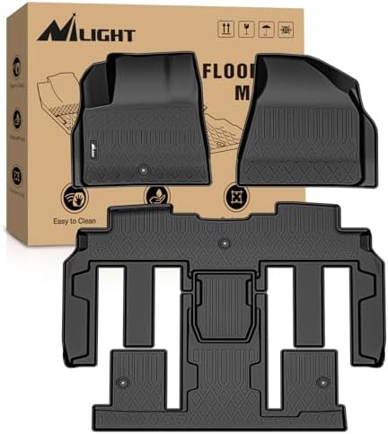 Nilight Floor Mats for Chevy Traverse 2009-2017|2008-2017 Buick Enclave