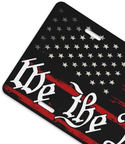 American Flag Front License Plate 6" * 12" for Women We The People