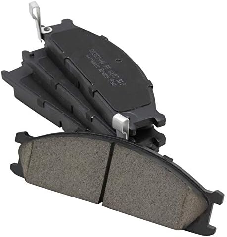 TRQ Front Ceramic Brake Pad Set