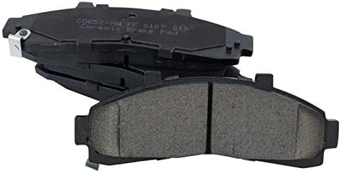 TRQ Front Brake Pads Ceramic Hardware
