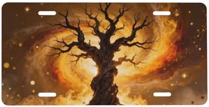 Galaxy Tree of Life Front License Plate 6" * 12" for Women