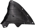 TRQ Front Left Inner Fender Liner Black Drivers Side