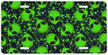 Alien Sky Green Front License Plate 6" * 12" for Women