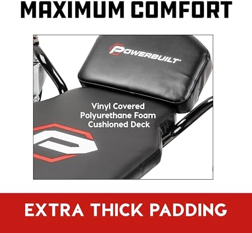 Powerbuilt Big Wheel Creeper, Overlanding, Off Road Wheels, Adjustable Head Rest - 642955ECE - Image 5