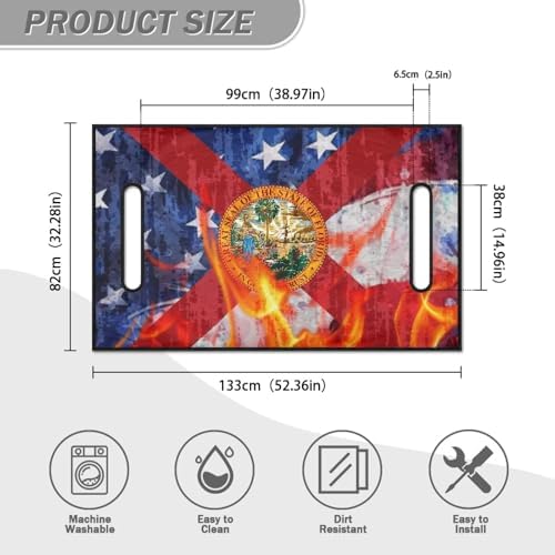 Yewattles Golf Cart Seat Cover Portable Club Car Seat Towel Universal Fit 2-Seat Golf Cart - Image 5