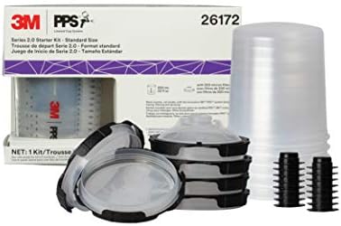 3M PPS 2.0 Spray Gun Cup Lids and Liners Kit, 26172 by 3MAutomotive