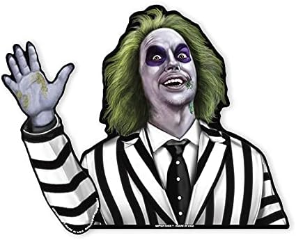 Beetleguese Corpse Waving WiperTags USA with Decal for Rear Vehicle Wipers