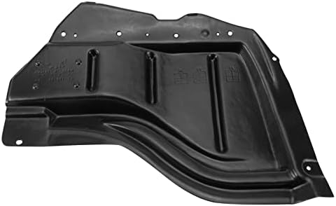 TRQ Front Left Forward Inner Fender Liner Black Drivers Side