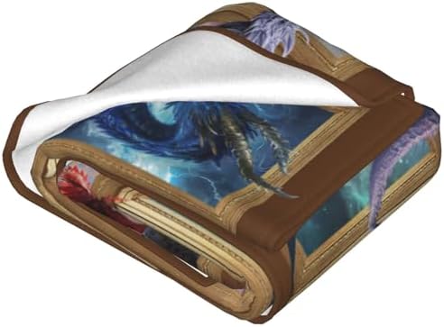Dragon Blanket for Boys Men - Ultra Soft Cozy Fleece Throw for Kids Adults - Dragon Decor for Lovers - Couch Sofa Bed 30"X40" - Image 4