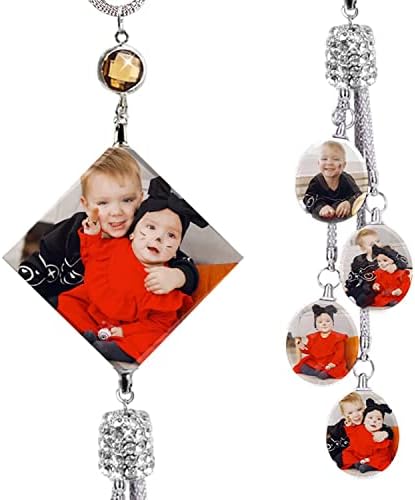 Personalized Custom Photo Pendant car Accessories Decoration Cube Pendant Home Decoration Pendant by Brocade+Creek