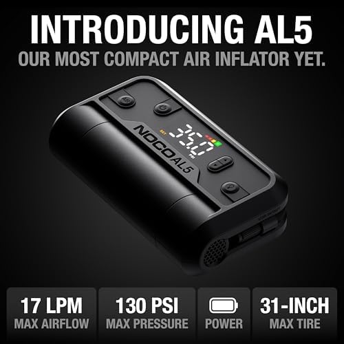 NOCO Air AL5 17 LPM 12V Cordless Tire Inflator & Portable Air Compressor