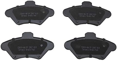 TRQ Front Brake Pads Ceramic Hardware