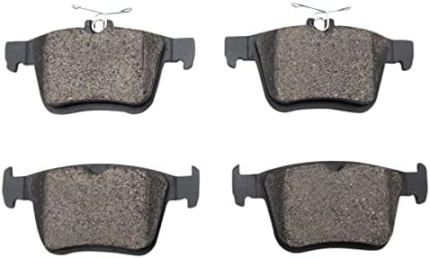 TRQ Rear Premium Posi Ceramic Disc Brake Pad Kit Set