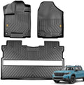 CAT® JustFit™ 3D Custom Fit Floor Mats for Honda Ridgeline 2017-2025, Heavy Duty All Weather Floor Liners Laser Measured, Honda Ridgeline Accessories