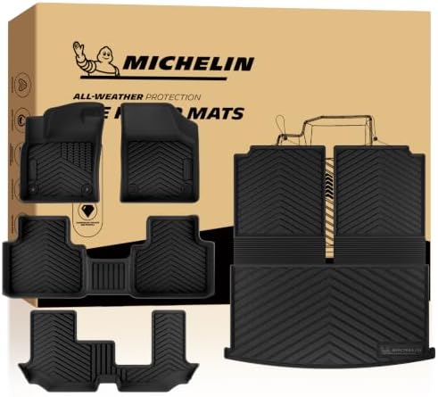Michelin Vehicle Mats for 2018-2026 Volkswagen VW Atlas 7 Seats Bench Seat