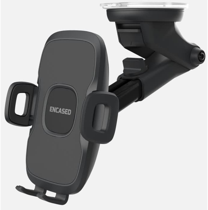 Encased Car Phone Mount, Works with Motorola Models (Moto G Power, G Stylus, Moto G Pure, G Play) Case Friendly Phone Holder for Car (Window, Dash Mounts)