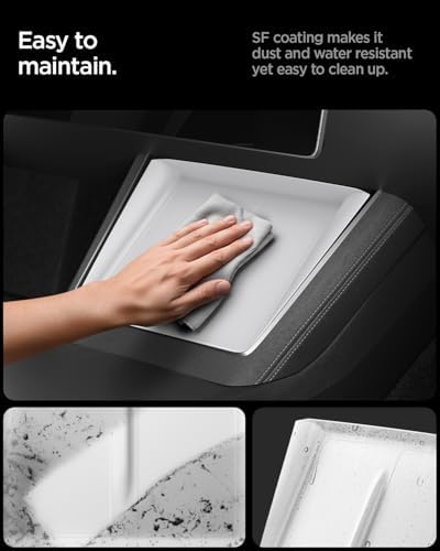 Spigen Wireless Charging Pad Cover for Tesla Model Y Juniper/YL - White