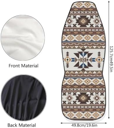 BIGCARJOB Southwest Car Seat Covers for Front Seat Only, 2 Pack Auto Front Seat Protector Saddle Blanket for Women Car Interior Accessories