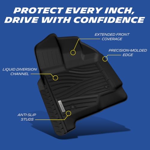 Michelin Vehicle Mats for 2015-2026 Ford F150/2022-2026 Lightning Crew Cab
