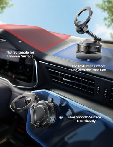 LISEN for iPhone 18 Pro Max Car Mount Holder Magnets Magnetic for MagSafe Car Mount Vent Dashboard Magnet Cell Phone Holder Mounts Car Accessories fit iPhone 18 Pro Max 17 16 15 14 13 12