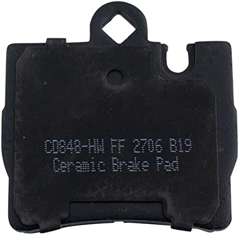 TRQ Rear Brake Pads Ceramic Hardware