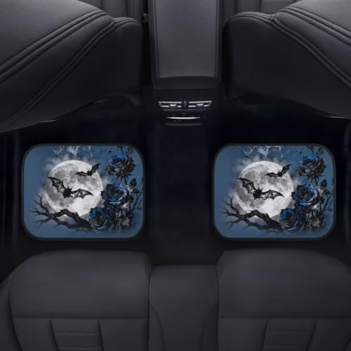 Halloween Car Floor Mats Full Set 4 Pcs Front Rear Carpets Mats